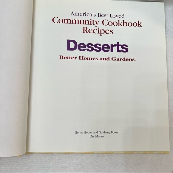 Better Homes and Gardens Dessert Cookbook - Picture 5 of 12